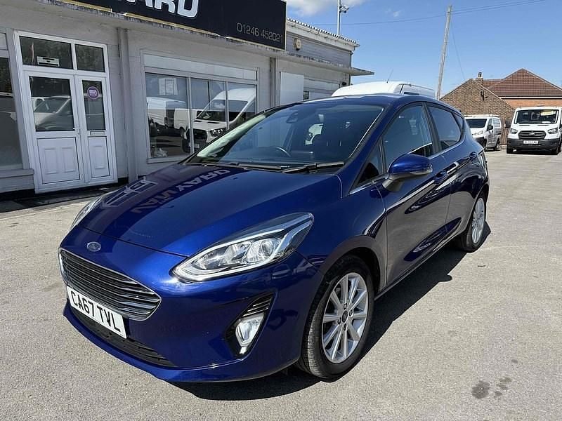 Blue Used 2018 Ford Fiesta Titanium Hatchback | £6,499 (Good price) - Image 1/4