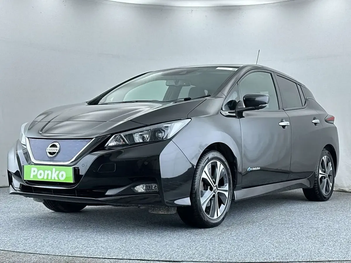 Used Nissan Leaf 110 kW (150 HP) 2018 Black Hatchback