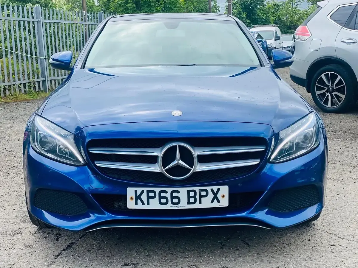 Used Mercedes C350e Premium 2016 Blue Sedan