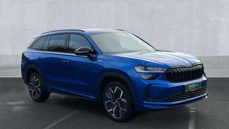 Blue Used 2024 Skoda Kodiaq SportLine SUV | £35,390 (Fair price) - Image 1/4