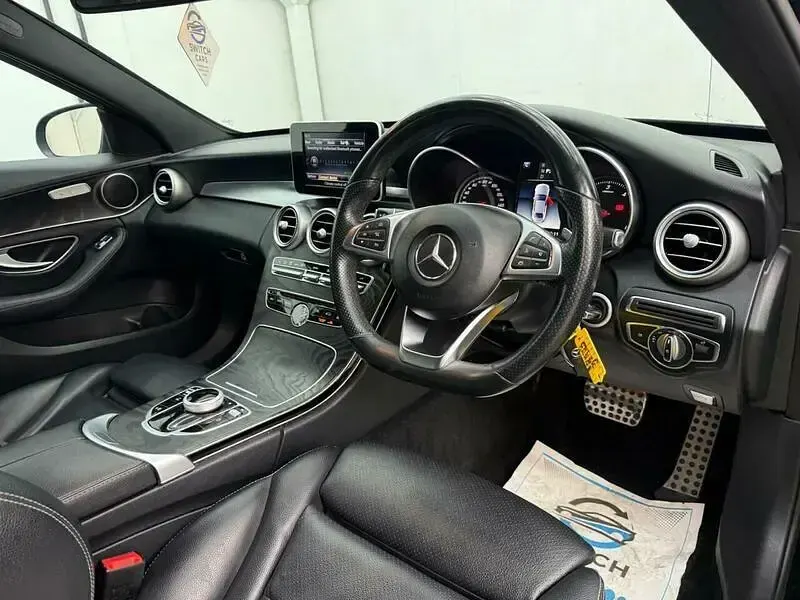 Used Mercedes C200 AMG line 2019 Black Sedan