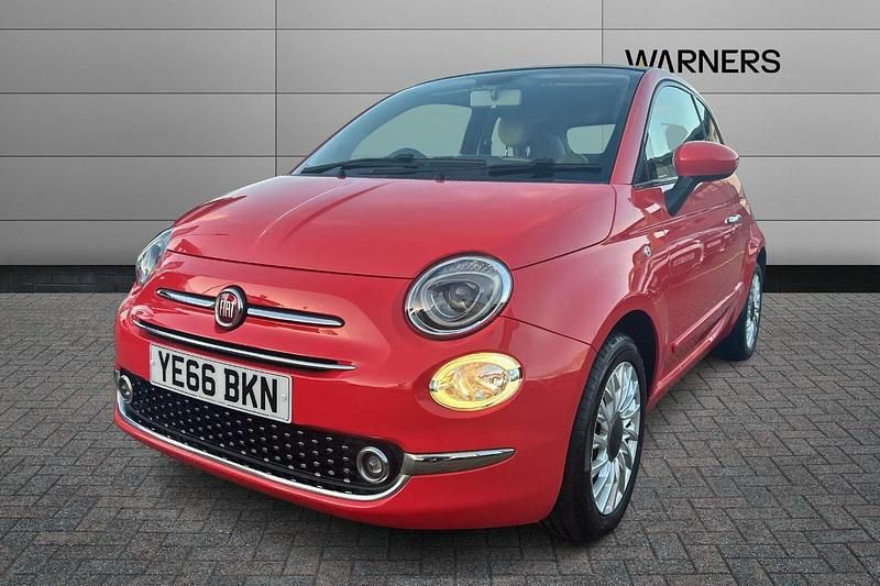 Pink Used 2016 Fiat 500C Lounge Cabriolet | £6,295 (Fair price) - Image 1/4