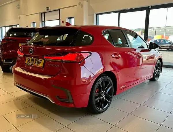 Used Lexus CT200h Sport Line 2019 Red Hatchback