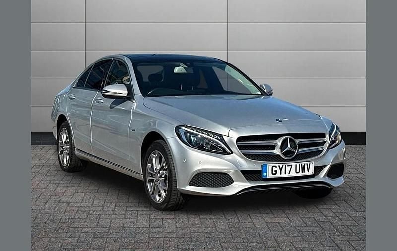 Used Mercedes C350e Premium 293 HP (215 kW) 2017 Silver Sedan