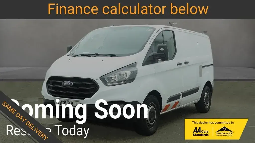 Used Ford Transit Custom S 2021 White Van