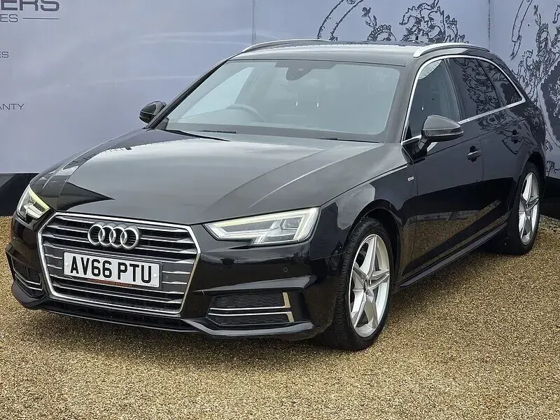 Used Audi A4 S-Line 190 HP (139 kW) 2016 Black Estate