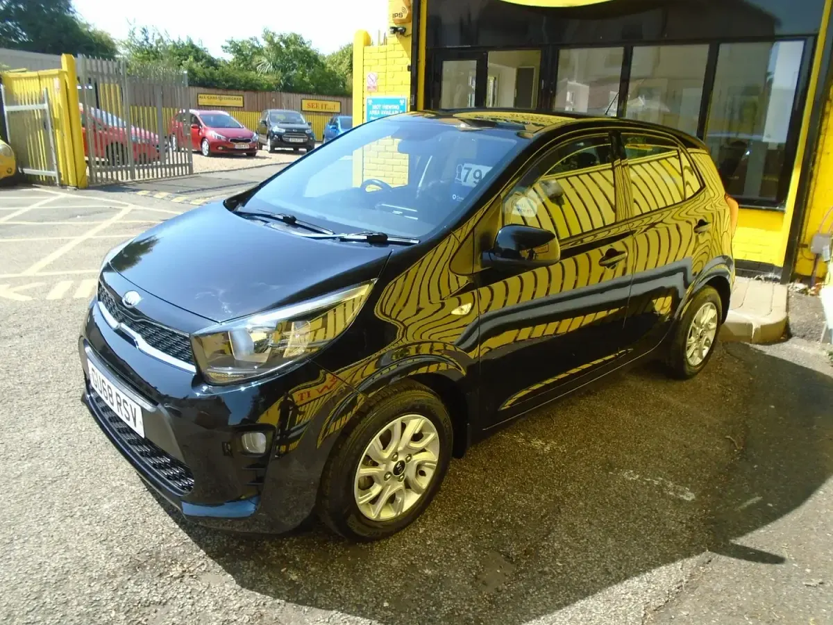 Used Kia Picanto 66 HP (48 kW) 2018 Black Hatchback