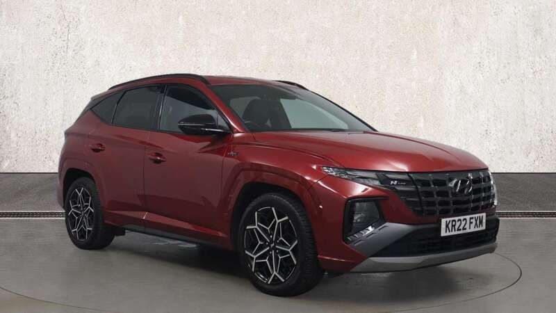 Red Used 2022 Hyundai Tucson N Line SUV | £20,333 (Fair price) - Image 1/4