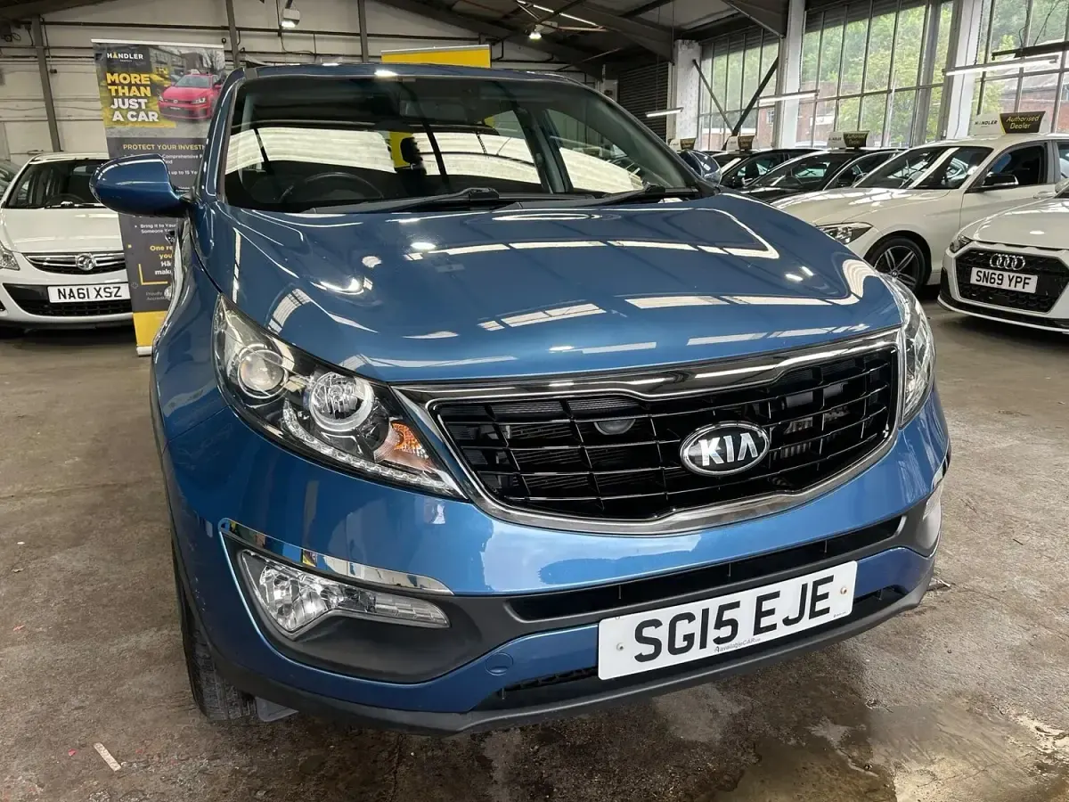Used Kia Sportage 116 HP (85 kW) 2015 Blue SUV