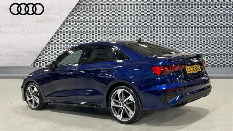 Used Audi A3 Comfort 150 HP (110 kW) 2022 Blue Sedan