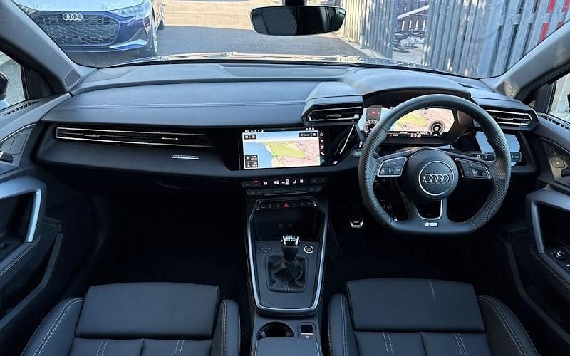 Used Audi A3 Black Edition 150 HP (110 kW) 2025 Grey Sedan