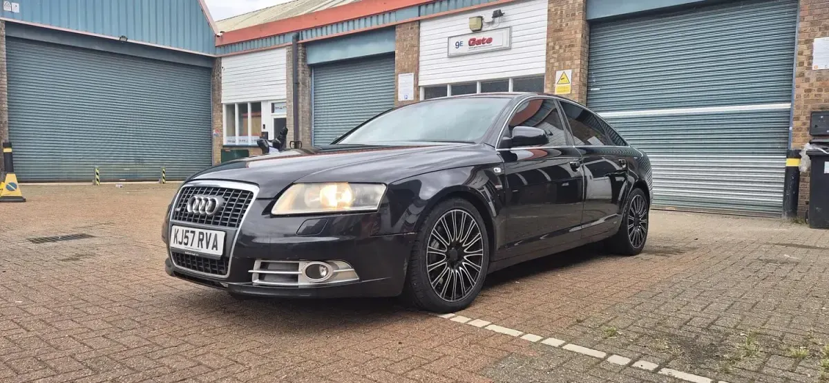 Used Audi A6 S-Line 180 HP (132 kW) 2007 Black Sedan
