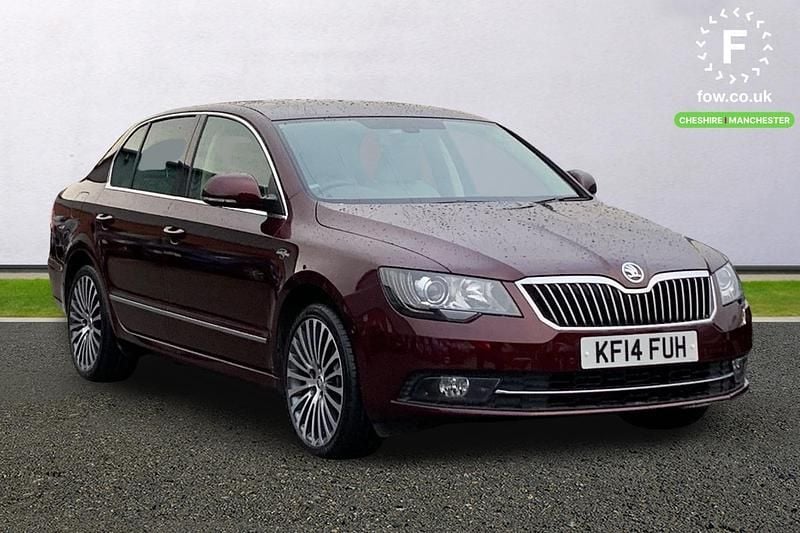 Maroon Used 2014 Skoda Superb Hatchback | £9,499 (Fair price) - Image 1/4