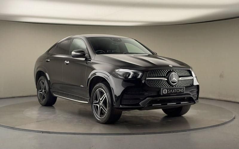 Obsidian black Used 2022 Mercedes GLE400 AMG line Coupe | £54,200 (A bit pricey) - Image 1/4