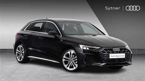 Black New 2025 Audi A3 S-Line Hatchback | £30,000 (Fair price) - Image 1/4