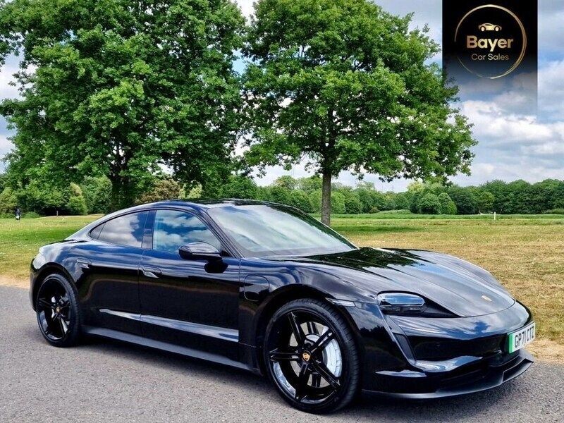 Black Used 2021 Porsche Taycan Performance Package Sedan | £44,685 (Fair price) - Image 1/4