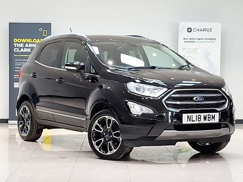 Used Ford Ecosport Titanium 125 HP (91 kW) 2018 Black SUV