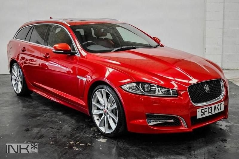 Red Used 2013 Jaguar XF Sportbrake Portfolio Estate | £11,450 (Fair price) - Image 1/1