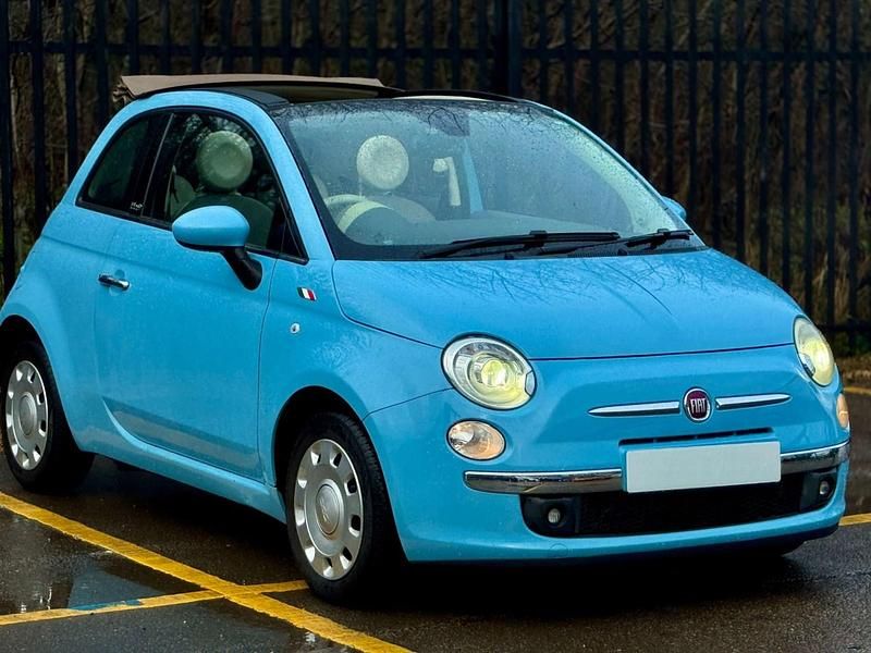 Used Fiat 500C S 2012 Blue Cabriolet