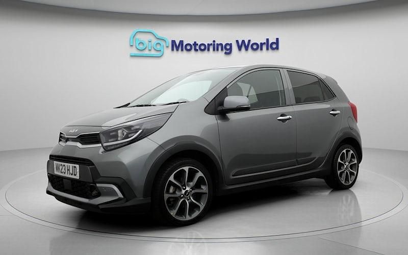 Begagnad Kia Picanto X-Line 67 HK (49 kW) 2023 Grå Halvkombi