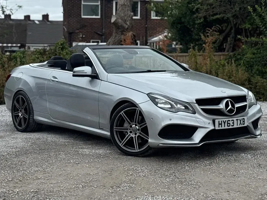 Used Mercedes E220 AMG 2013 Silver Cabriolet