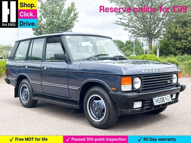 Blue Used 1991 Land Rover Range Rover Vogue SE SUV | £22,800 - Image 1/3