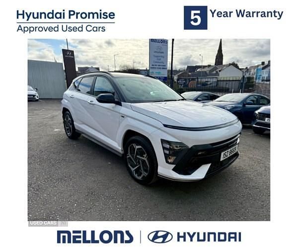 White Used 2025 Hyundai Kona N Line SUV | £27,995 - Image 1/4