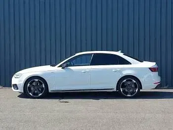 Used Audi A4 Black Edition 150 HP (110 kW) 2019 White Sedan