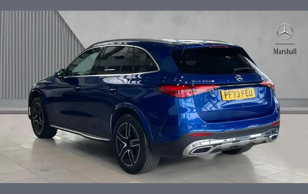 Used Mercedes GLC220 AMG line 197 HP (144 kW) 2023 Spectral blue metallic SUV