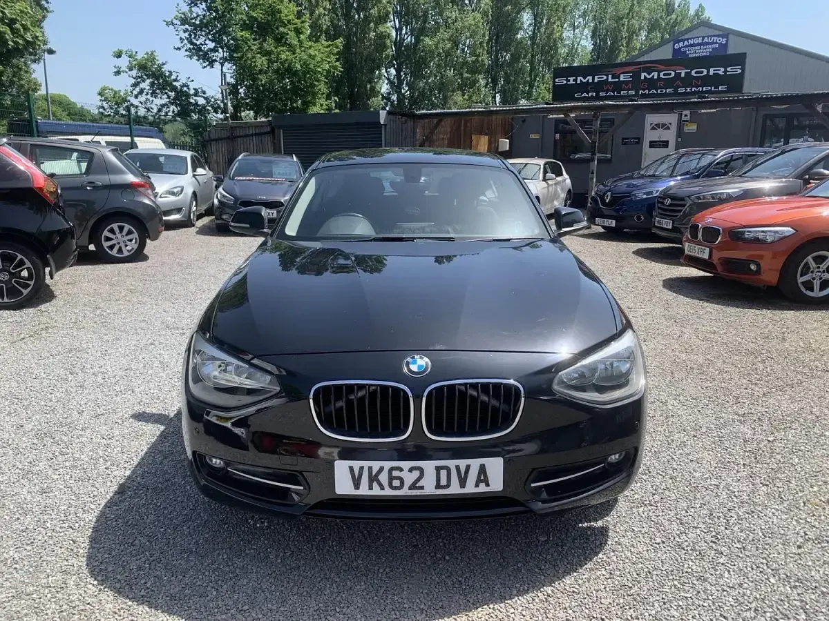 Used BMW 116 Sport Line 116 HP (85 kW) 2012 Black Hatchback