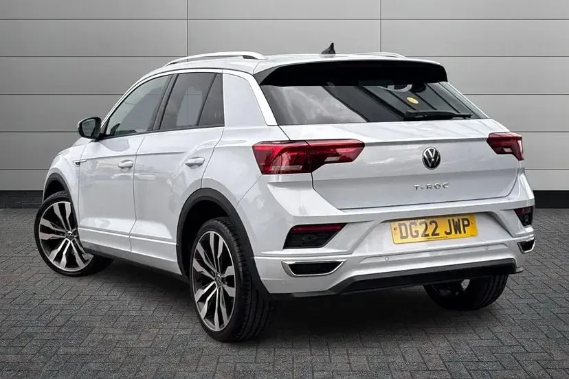 Used VW T-Roc R-line 148 HP (108 kW) 2022 White silver SUV