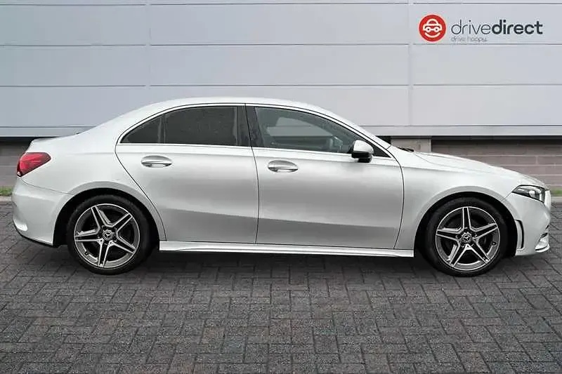 Used Mercedes A200 AMG line 163 HP (119 kW) 2020 Silver Sedan