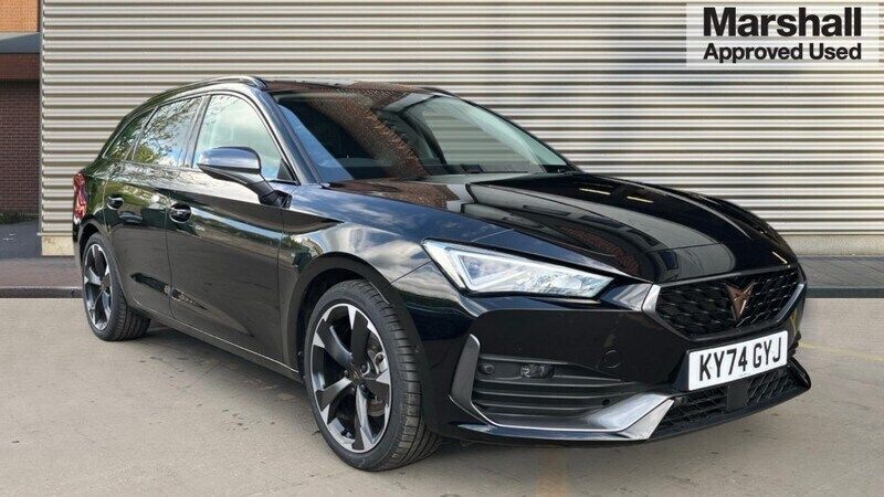 Metallic midnight black Used 2024 Cupra Leon Estate | £23,990 (Fair price) - Image 1/4