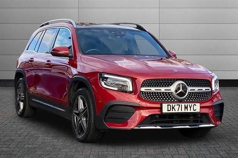Patagonia red Used 2021 Mercedes GLB200 AMG Line Premium Plus SUV | £26,595 (Fair price) - Image 1/4