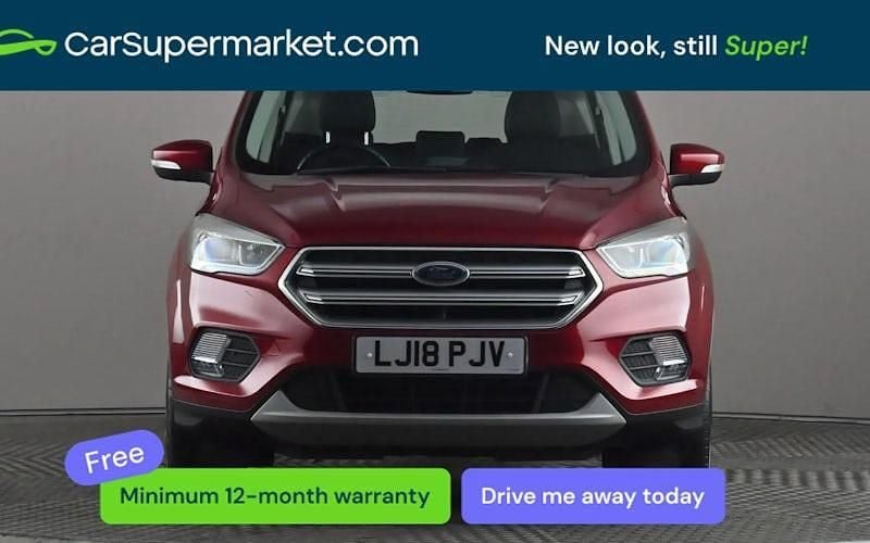 Begagnad Ford Kuga Titanium 150 HK (110 kW) 2018 Röd SUV
