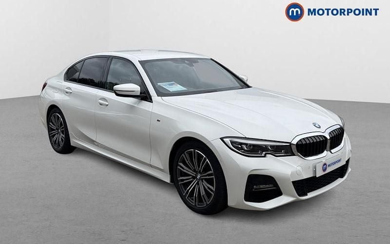 White Used 2021 BMW 320 M Sport Sedan | £24,449 (Fair price) - Image 1/4