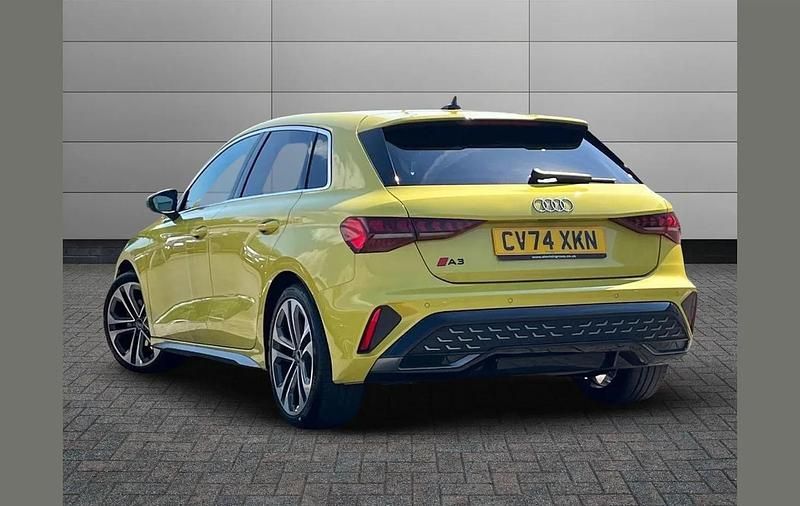 Used Audi A3 S-Line 150 HP (110 kW) 2024 Yellow Hatchback