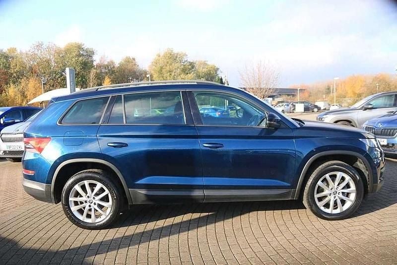 Used Skoda Kodiaq SE 150 HP (110 kW) 2018 Lava blue metallic SUV