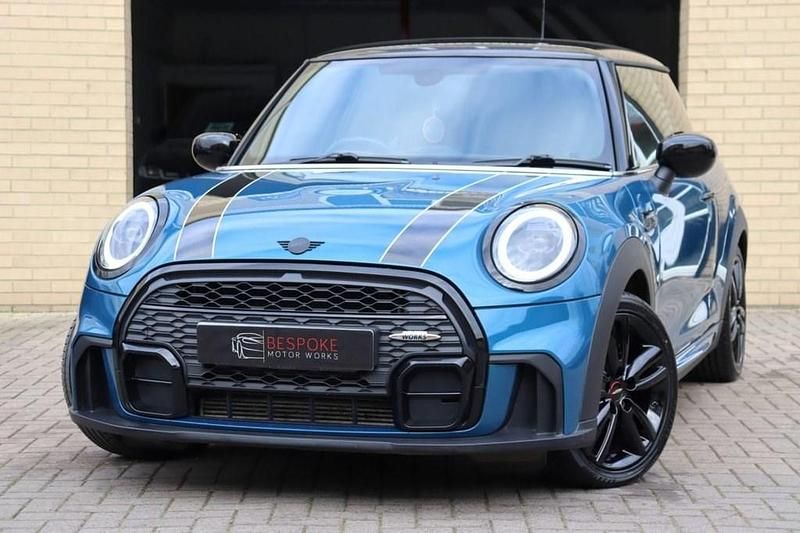 Begagnad Mini Cooper Hatch 2021 Blå Halvkombi