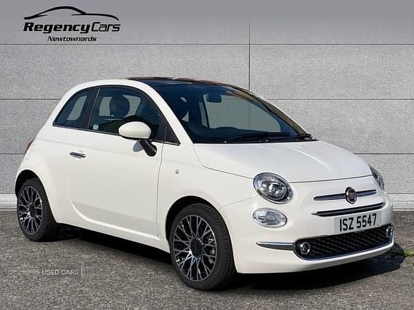White New 2025 Fiat 500 Hatchback | £15,995 (A bit pricey) - Image 1/4