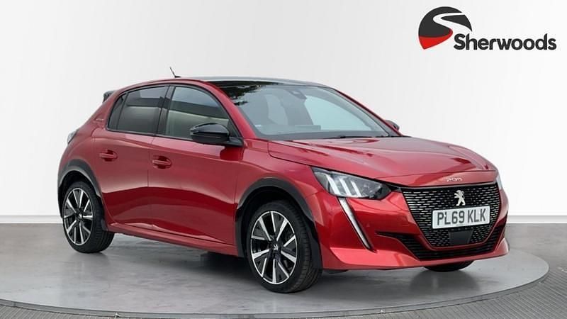 Red Used 2020 Peugeot 208 GT-line Hatchback | £12,649 (Good price) - Image 1/4