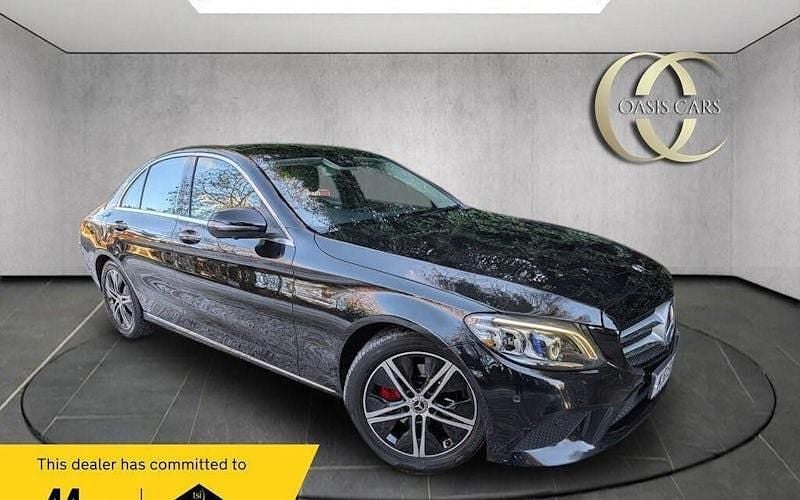 Used Mercedes C220 Premium Plus 194 HP (142 kW) 2019 Blue Sedan