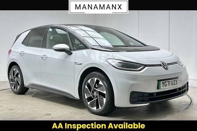 Used VW ID.3 Pro 169 kW (231 HP) 2021 Glacier white Hatchback