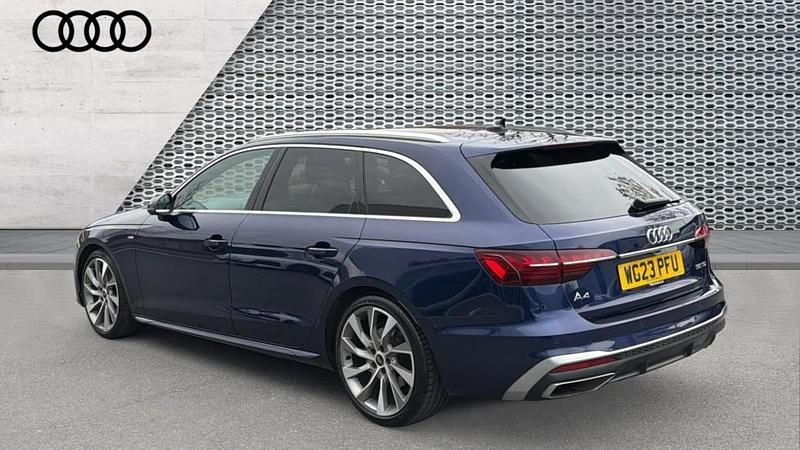 Used Audi A4 S-Line 163 HP (119 kW) 2023 Blue Estate