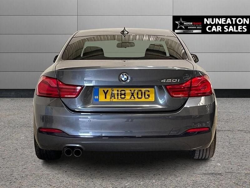 Used BMW 420 Sport Line 184 HP (135 kW) 2018 Grey Coupe