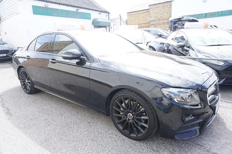 Used Mercedes E220 AMG line 2020 Black Sedan