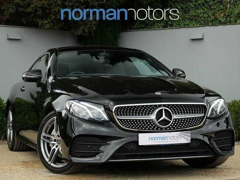 Black Used 2018 Mercedes E220 AMG Line Premium Coupe | £20,995 (Fair price) - Image 1/3