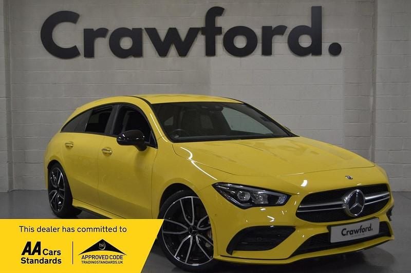 Used Mercedes CLA35 AMG AMG 2019 Yellow Estate