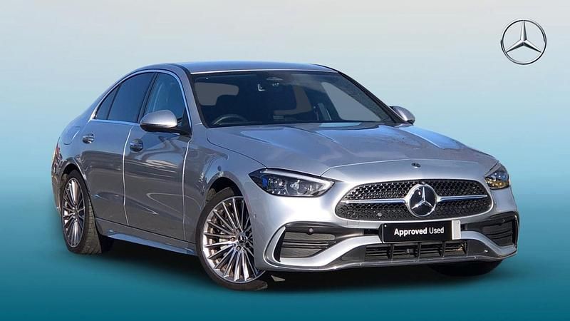 Silver Used 2023 Mercedes C300 AMG Line Premium Sedan | £33,995 (Expensive) - Image 1/4