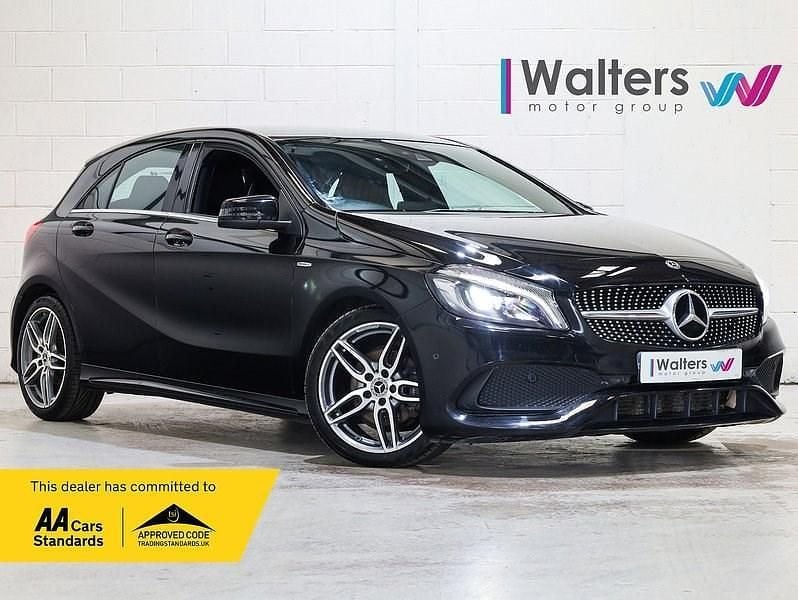 Black Used 2017 Mercedes A180 AMG line Hatchback | £10,000 (Fair price) - Image 1/4
